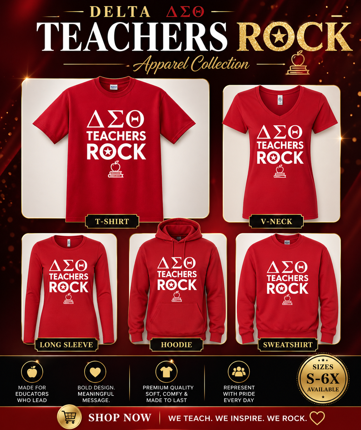 DST-DELTA TEACHERS ROCK-APPAREL
