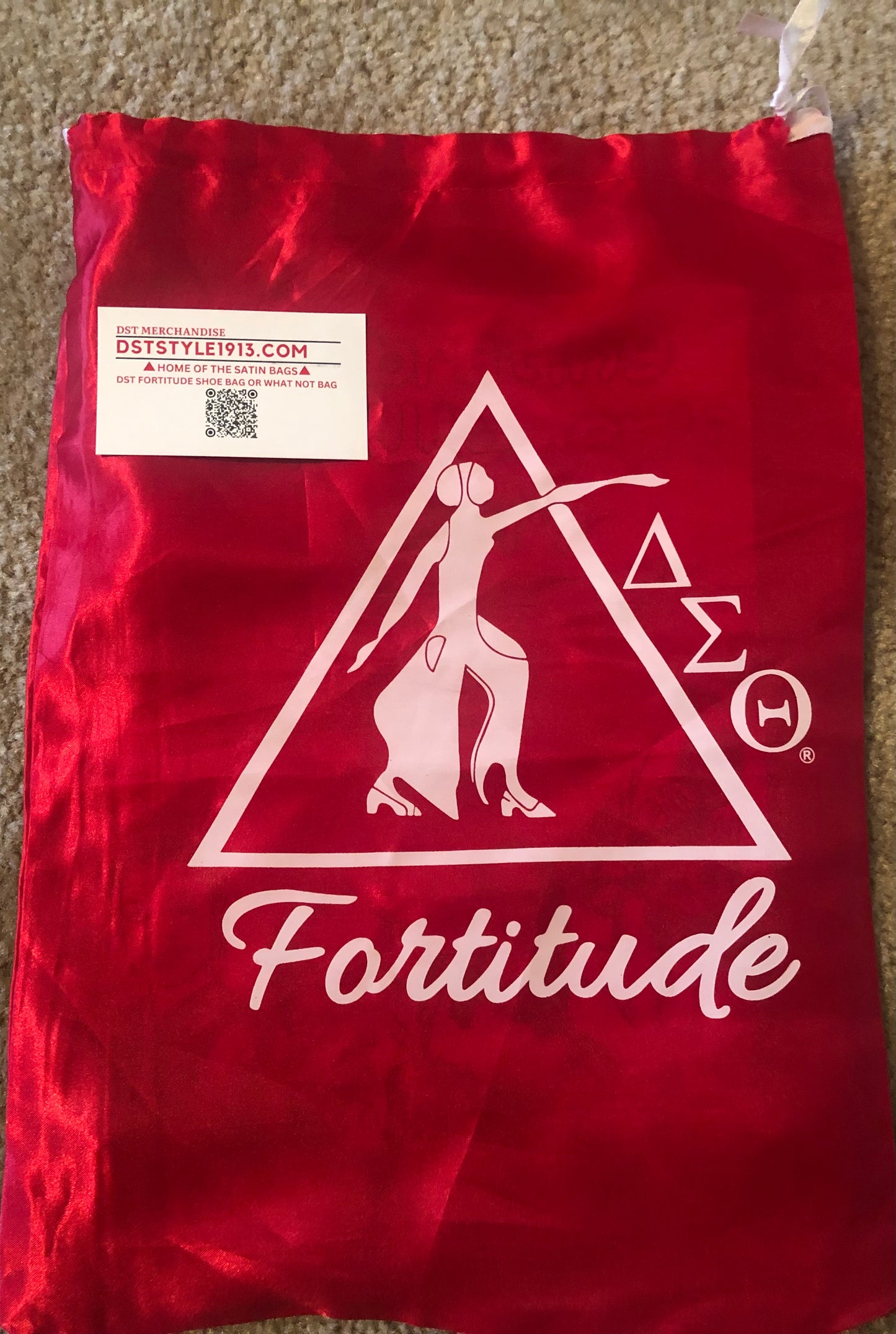 DST-FORTITUDE SHOE BAG OR WHAT NOT BAG-NSG3451-🔺HOME OF THE SATIN BAGS🔺