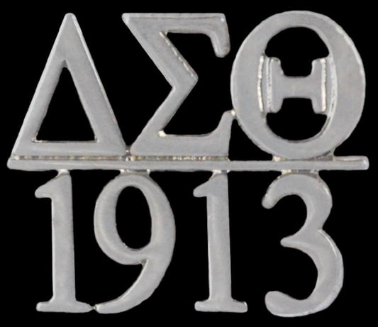 DST-DST/1913 BAR-SILVER METAL-LAPEL PIN-NSG1060S